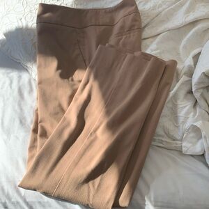 Ann Taylor beige camel wool pants size 6 curvy.